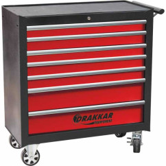 Carrello da officina XXL 7 cassetti 177 PL utensili - moduli con finitura...