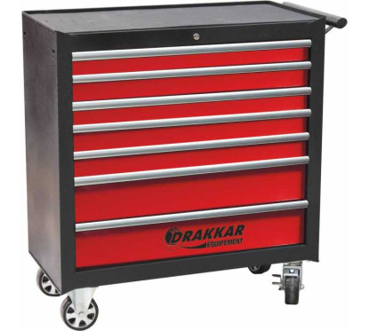 Workshop trolley XXL 7 drawers 177 PL tools - modules with a decorative finish...