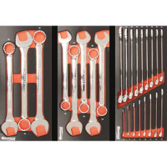 Servante d'atelier 8 tiroirs 263 outils PL - modules finition métal