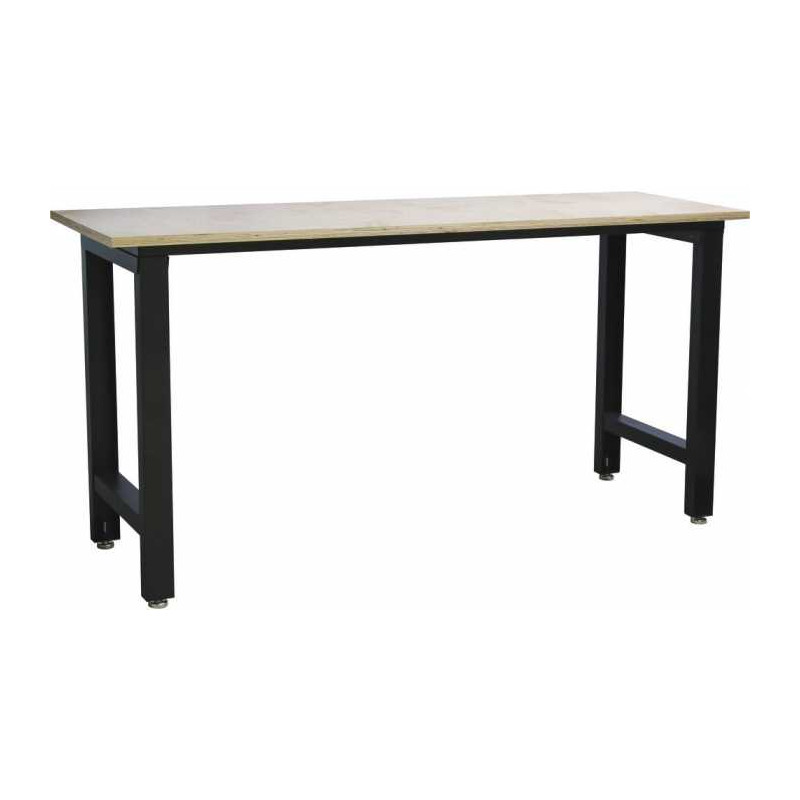 Etabli professionnel 2M - Plateau bois - Pieds réglables