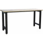 Professional workbench 2M - Wooden top - Adjustable legs Professional workbench 2M - Wooden top - Adjustable legs