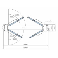 Elevador premium de 2 columnas de 4,2 toneladas - con instalación y...