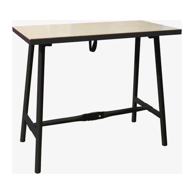 Professional folding workbench 100x50cm - Wooden tray