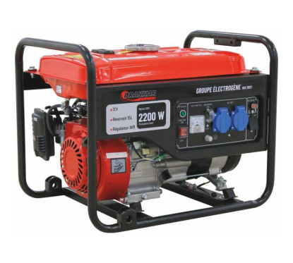 Grupo electrógeno de gasolina de 2200W 7HP con lanzador manual