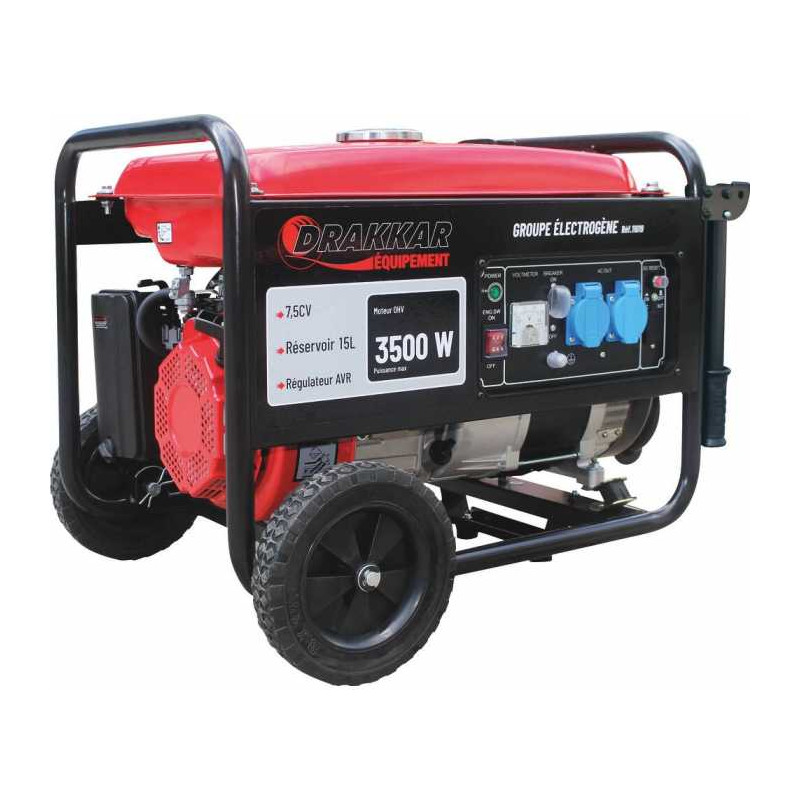 Grupo electrógeno de gasolina 3500W 7.5HP lanzador manual