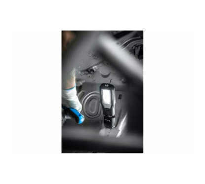 Lampada da officina a LED a batteria 550+250 lm: illuminazione potente e pratica con base USB ricaricabile