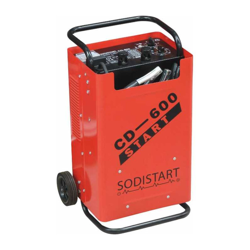 Caricabatterie avviamento su ruote 12/24V - 1500W 60A