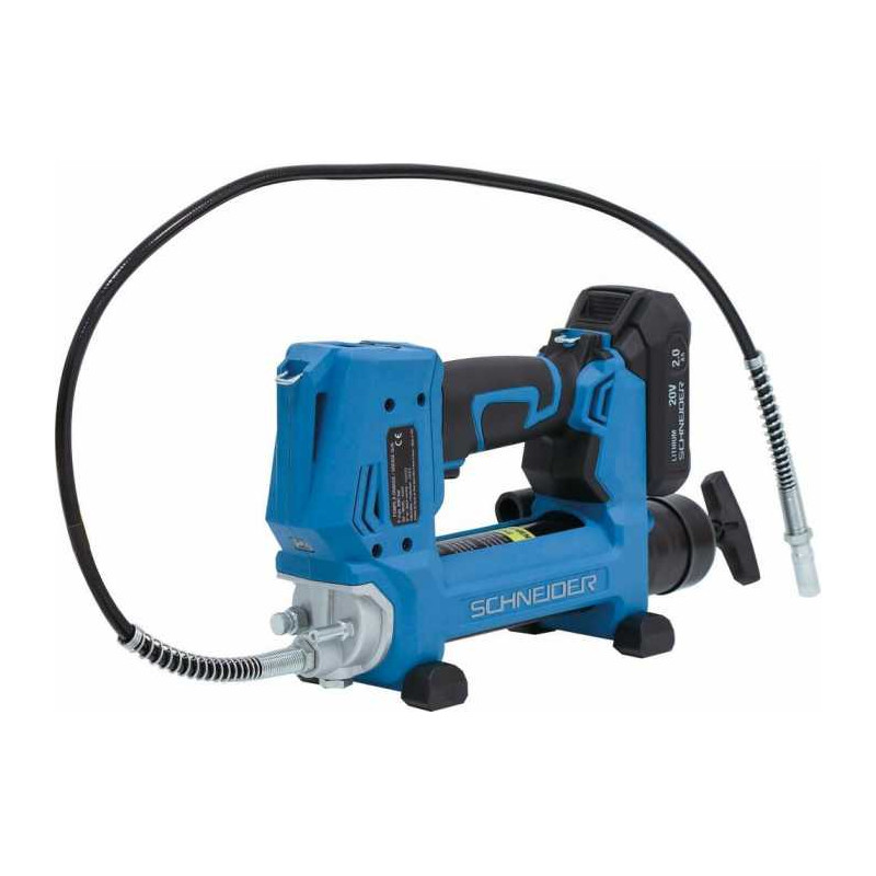 Grease pump 20V 690 bar - 1 Li-ion battery 2Ah - 1 charger 3A - box