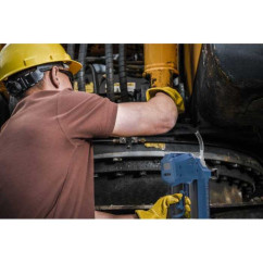 Pompa per grasso 20V 690 bar - 1 batteria agli ioni di litio 2Ah - 1 caricabatterie...