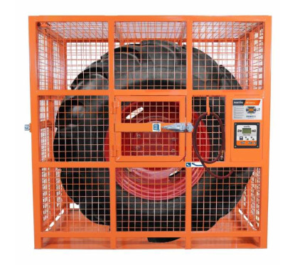 Cage de sécurité 208cm gonflage intégrale pneus PL et agricole
