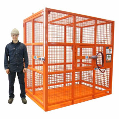 Sicherheitskäfig 208cm voll aufgepumpt für LKW- und Landwirtschaftsreifen