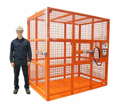 Sicherheitskäfig 208cm voll aufgepumpt für LKW- und Landwirtschaftsreifen