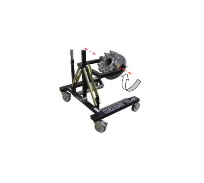 OPÇÃO DE KIT BASCULANTE PARA TROCAR O DISCO DE 22,5''