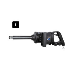 Chave de impacto 1" 2900 Nm - eixo longo