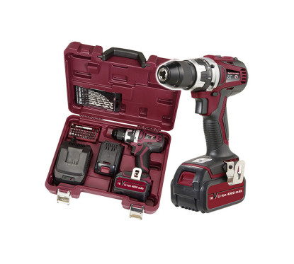 18V battery-powered drill without coal