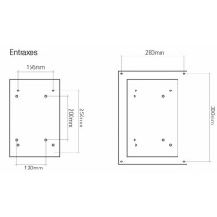 Macinacaffè diam 200mm - 230V/900W con supporto da 77 cm