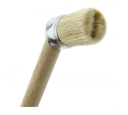 Abgewinkelte Montagecreme Bürste D40mm (VL)