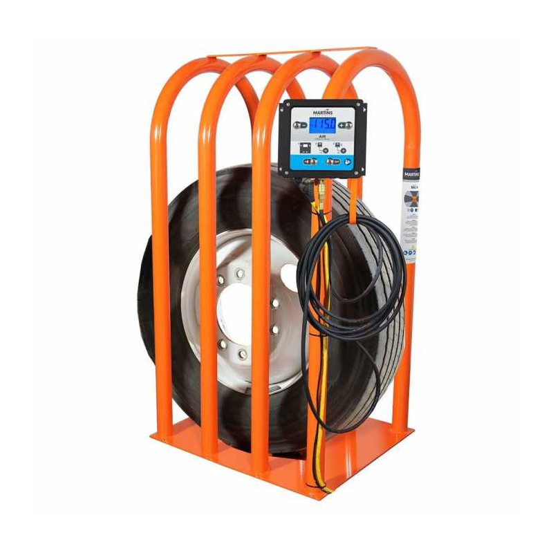 Cage de sécurité gonflage pneus PL