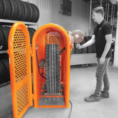 Cage de sécurité gonflage intégrale pneus PL