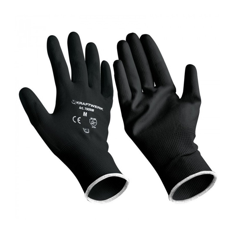 Polyurethane work gloves X12
