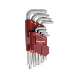 Juego de 9 llaves Torx