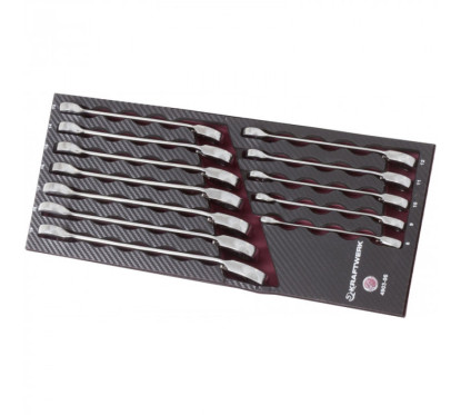 Module mousse de clés à cliquet réversibles de 8 à 19mm