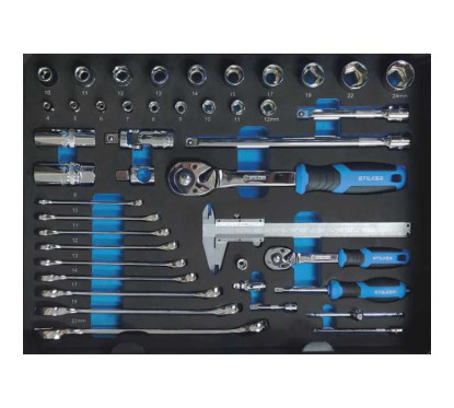 Malette à outils de dépannage 133 PCS - 1/2" et 1/4"