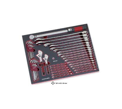 Set di 45 chiavi con chiave dinamometrica