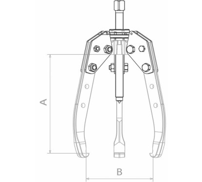 PL 3-claw hub puller