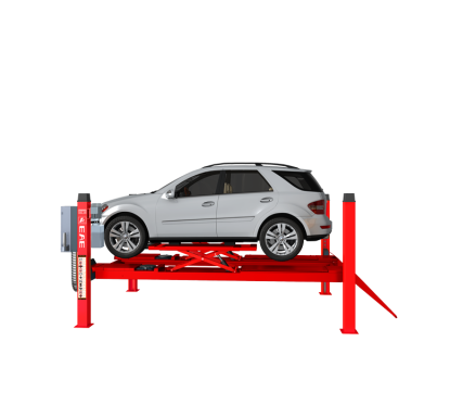Elevador de 4 colunas 5T com tesoura incorporada 4T