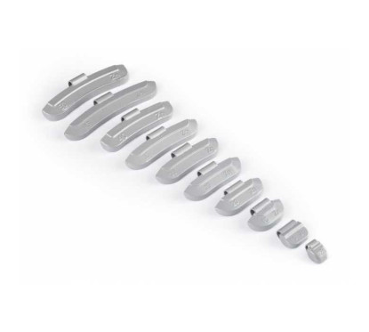 Beschichtete Schlaggewichte für Stahlfelgen