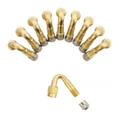 Starre 45° abgewinkelte Metallverlängerung (10er-Beutel)